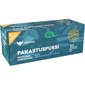 Fredman pakastuspussi 5l 50kpl Fredman pakastuspussi 5l 50kpl
