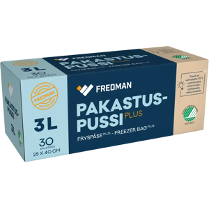 Fredman pakastuspussi plus 3l 30 kpl Fredman pakastuspussi plus 3l 30 kpl