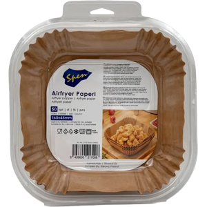 Spen Air fryer paperi 16x4,5cm 50kpl kulmikas Spen Air fryer paperi 16x4,5cm 50kpl kulmikas