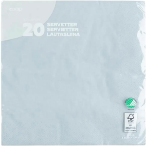 Coop lautasliina harmaa 40x40cm 20kpl Coop lautasliina harmaa 40x40cm 20kpl