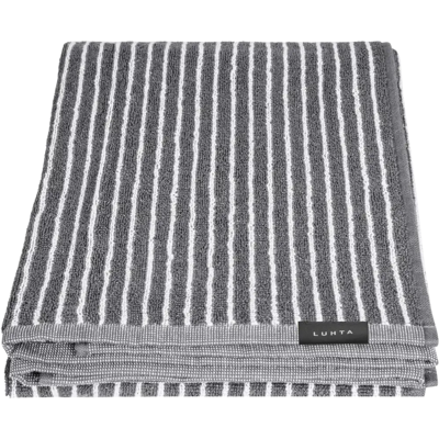 Luhta Home kylpypyyhe Luoto 70x140 cm tummanharmaa Luhta Home kylpypyyhe Luoto 70x140 cm tummanharmaa