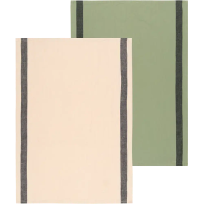 House keittiöpyyhe Rauha 2 kpl vihreä/beige House keittiöpyyhe Rauha 2 kpl vihreä/beige