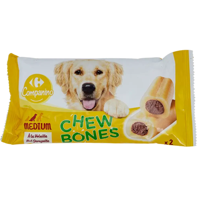 Carrefour Chewbones purutanko M 200g Carrefour Chewbones purutanko M 200g