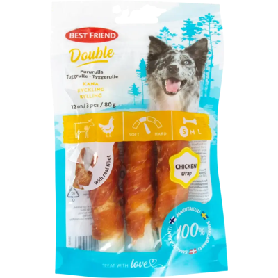 Best Friend Double pururulla kana 12 cm 3 kpl 80 g Best Friend Double pururulla kana 12 cm 3 kpl 80 g