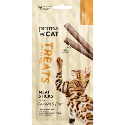 PrimaCat Lihasstick kana-maksa - Kissanherkku PrimaCat Lihasstick kana-maksa - Kissanherkku