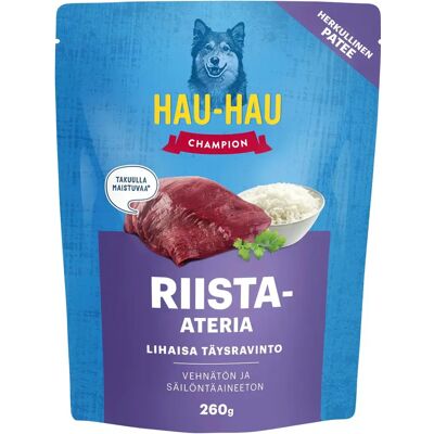 Hau-Hau Champion Riista-ateria täysravinto 260 g Hau-Hau Champion Riista-ateria täysravinto 260 g