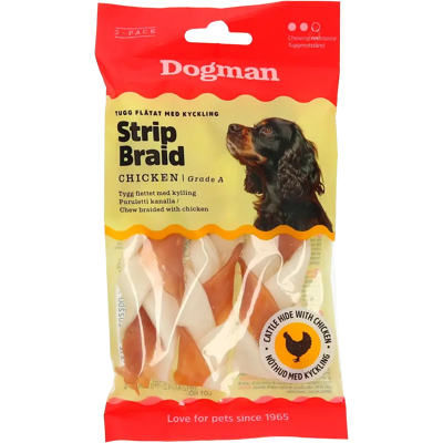 Dogman Strip Braid Puruletti kanalla 3-pack 52g Dogman Strip Braid Puruletti kanalla 3-pack 52g