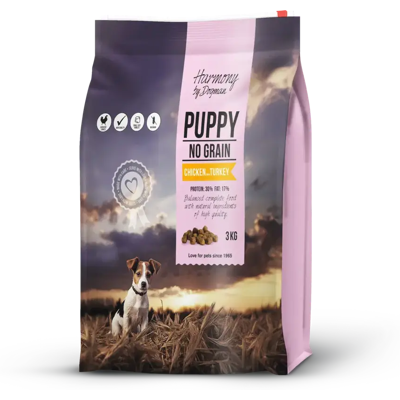Harmony Dogman Puppy viljaton koiranruoka 3kg Harmony Dogman Puppy viljaton koiranruoka 3kg