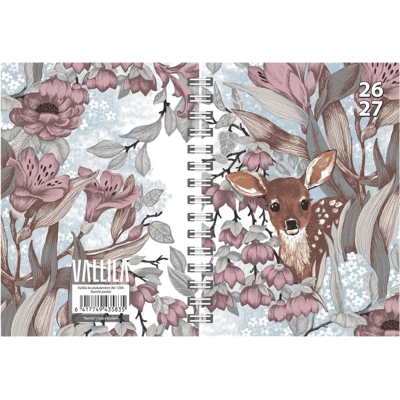 Vallila Koulukalenteri 26-27 A6 12kk Bambi pastel Vallila Koulukalenteri 26-27 A6 12kk Bambi pastel