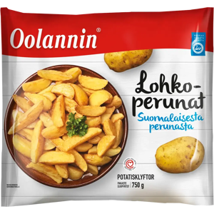 Oolannin lohkoperunat 750g Oolannin lohkoperunat 750g