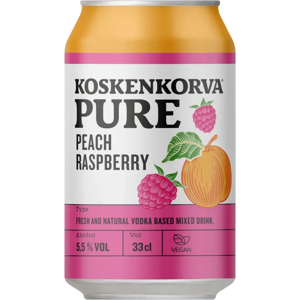 Pure Peach-Raspberry 5,5% 33cl Pure Peach-Raspberry 5,5% 33cl