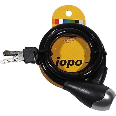 Helkama Jopo vaijerilukko 100cm/10mm musta Helkama Jopo vaijerilukko 100cm/10mm musta