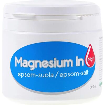 Magnesium In epsom-suola 500g Magnesium In epsom-suola 500g