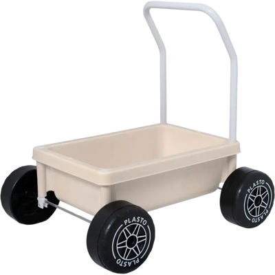 Plasto taaperokärry pehmeät ja hiljaiset pyörät soft neutrals korkeus 48 cm Plasto taaperokärry pehmeät ja hiljaiset pyörät soft neutrals korkeus 48 cm