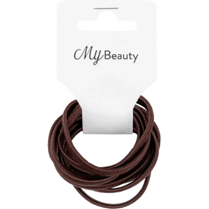 MY BEAUTY hiuslenkki ruskea litteä 10kpl MY BEAUTY hiuslenkki ruskea litteä 10kpl