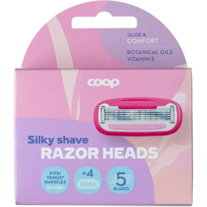 Coop Silky Shave vaihtoterät 4 kpl Coop Silky Shave vaihtoterät 4 kpl