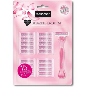 Sence beauty ihonkarvanpoistohöylä 15+4 kolmoisterä Sence beauty ihonkarvanpoistohöylä 15+4 kolmoisterä
