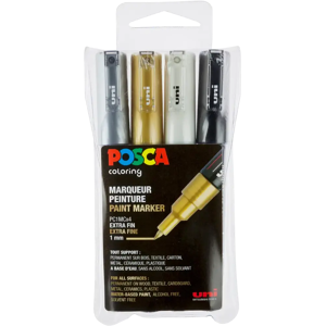 Posca Marker 4kpl PC-1M 0,7-1mm mono Posca Marker 4kpl PC-1M 0,7-1mm mono