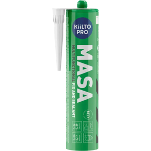 Kiilto Pro liima- ja tiivistemassa Masa 290 ml valkoinen Kiilto Pro liima- ja tiivistemassa Masa 290 ml valkoinen