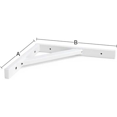 Habo hyllynkannatin 2031 265x300mm valkoinen Habo hyllynkannatin 2031 265x300mm valkoinen