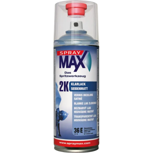 SprayMax Spray Max 2-komponentti, kirkaslakka semi/puolimatta 400ml SprayMax Spray Max 2-komponentti, kirkaslakka semi/puolimatta 400ml
