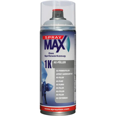 SprayMax Spray Max hiontapohjamaali, vaaleanharmaa 400ml SprayMax Spray Max hiontapohjamaali, vaaleanharmaa 400ml