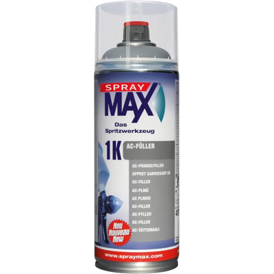 SprayMax Spray Max hiontapohjamaali, keskiharmaa 400ml SprayMax Spray Max hiontapohjamaali, keskiharmaa 400ml