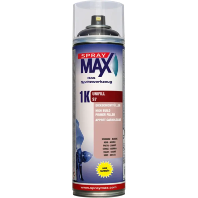 SprayMax Spray Max täyttävä pohjamaali, musta 500ml SprayMax Spray Max täyttävä pohjamaali, musta 500ml