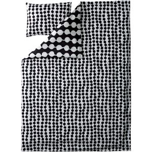 Finlayson Pampula pussilakanasetti musta/valkoinen 150x210+50x60 cm