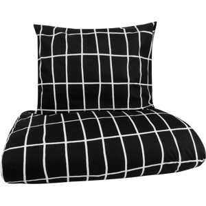 House pussilakanasetti Elonkorjuu 150 x 210 + 55 x 65 cm musta PatternLab House pussilakanasetti Elonkorjuu 150 x 210 + 55 x 65 cm musta PatternLab