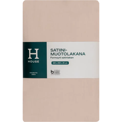 House satiinimuotolakana 160x200x25 cm beige House satiinimuotolakana 160x200x25 cm beige