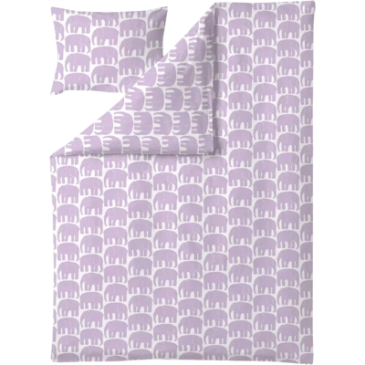 Finlayson pussilakanasetti Elefantti 150X210+50X60 vaalea lila Finlayson pussilakanasetti Elefantti 150X210+50X60 vaalea lila