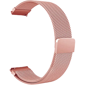 Wave Teräspunottu ranneke, 22mm kelloille, Ruusukulta Wave Teräspunottu ranneke, 22mm kelloille, Ruusukulta