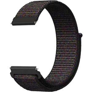 Wave Nailonranneke, 22mm kelloille, Musta Wave Nailonranneke, 22mm kelloille, Musta