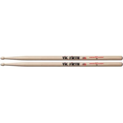Vic Firth 5A rumpukapulat hikkoria. Pituus 40,6 cm, halkaisija 1,4 cm. Vic Firth 5A rumpukapulat hikkoria. Pituus 40,6 cm, halkaisija 1,4 cm.
