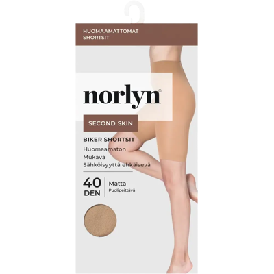 Norlyn naisten shortsit Second Skin Biker 40den Norlyn naisten shortsit Second Skin Biker 40den