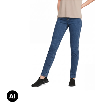 House naisten denimjeggingsit Jeggings House naisten denimjeggingsit Jeggings