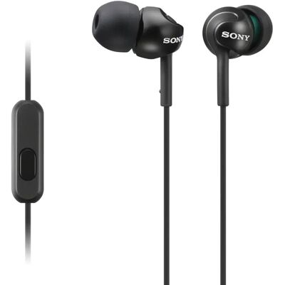 Sony MDR-EX110APB langalliset nappikuulokkeet, musta Sony MDR-EX110APB langalliset nappikuulokkeet, musta