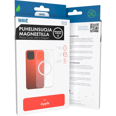 Wave iPhone 16 Pro Läpinäkyvä MagSafe Puhelinkuori - Smartphone Case Wave iPhone 16 Pro Läpinäkyvä MagSafe Puhelinkuori - Smartphone Case