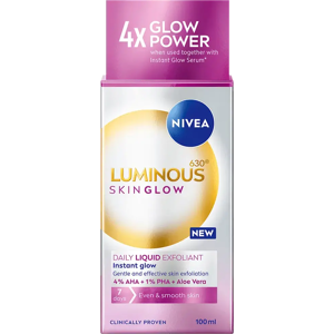 NIVEA 100ml Luminous630 Skin Glow Daily Liquid Exfoliant - kuoriva hoitoneste NIVEA 100ml Luminous630 Skin Glow Daily Liquid Exfoliant - kuoriva hoitoneste