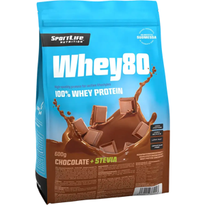 SportLife Nutrition Whey80 600g suklaa heraproteiinijauhe SportLife Nutrition Whey80 600g suklaa heraproteiinijauhe