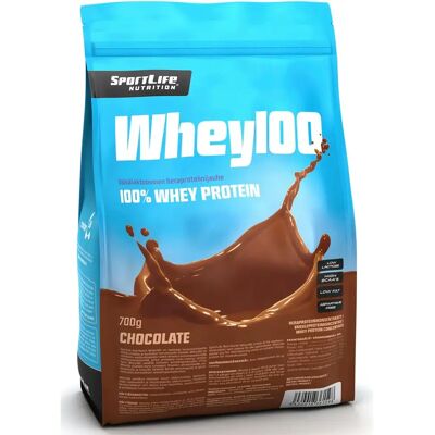 SportLife Nutrition Whey100 700g suklaa heraproteiinijauhe SportLife Nutrition Whey100 700g suklaa heraproteiinijauhe