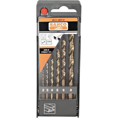 Bahco Kobaltti-taraussarja 2-3-4-5-6-8mm - Porakoneet Bahco Kobaltti-taraussarja 2-3-4-5-6-8mm - Porakoneet