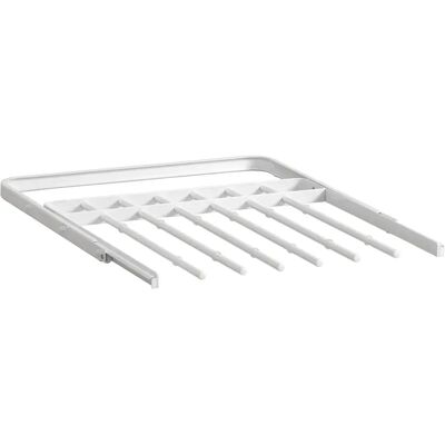 Elfa Classic ulosvedettävä housuripustin 45 264510 449x430x24mm valkoinen Elfa Classic ulosvedettävä housuripustin 45 264510 449x430x24mm valkoinen