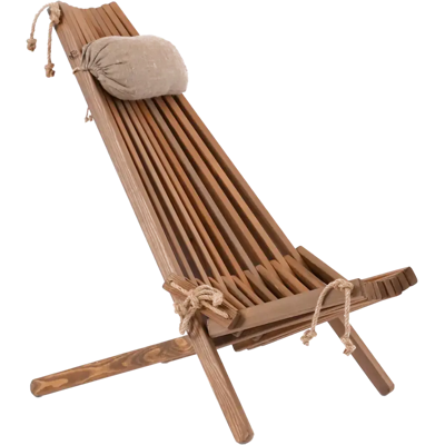 EcoFurn® Ekotuoli + tyyny, mänty ruskea öljytty EcoFurn® Ekotuoli + tyyny, mänty ruskea öljytty