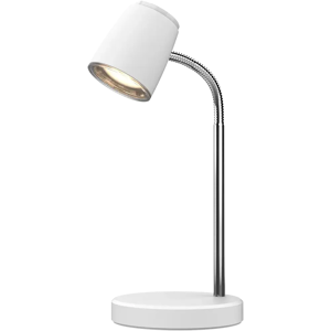 Heat pöytävalaisin Study LED 38 cm valkoinen Heat pöytävalaisin Study LED 38 cm valkoinen