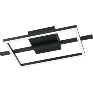 EGLO kattovalaisin Amandolo LED 17W 40x20 cm RGB CCT musta/valkoinen EGLO kattovalaisin Amandolo LED 17W 40x20 cm RGB CCT musta/valkoinen