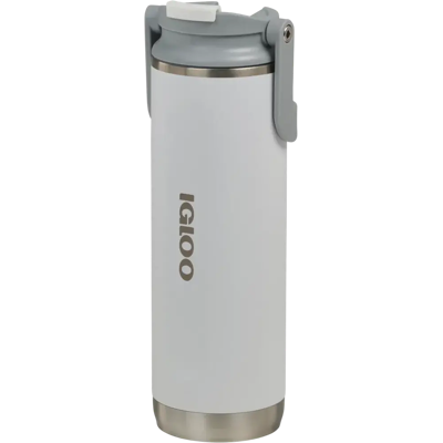 Igloo Flip'n'Sip 591 ml -termospullo valkoinen Igloo Flip'n'Sip 591 ml -termospullo valkoinen