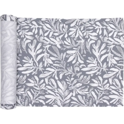 Pentik Hetki akryylipinnoitettu kaitaliina 45x160 cm lehti harmaa Pentik Hetki akryylipinnoitettu kaitaliina 45x160 cm lehti harmaa