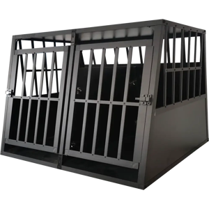 Trekker koiran kuljetushäkki XXL 104x90,5x69,5 cm musta Trekker koiran kuljetushäkki XXL 104x90,5x69,5 cm musta